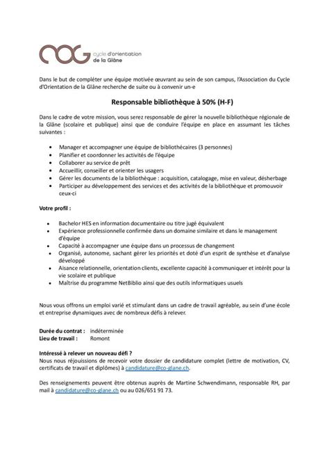 Offres d'emploi : Romont FR .